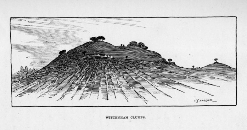 Wittenham Clumps, by Charles G. Harper from Thames Valley Villages, 1910 (a)